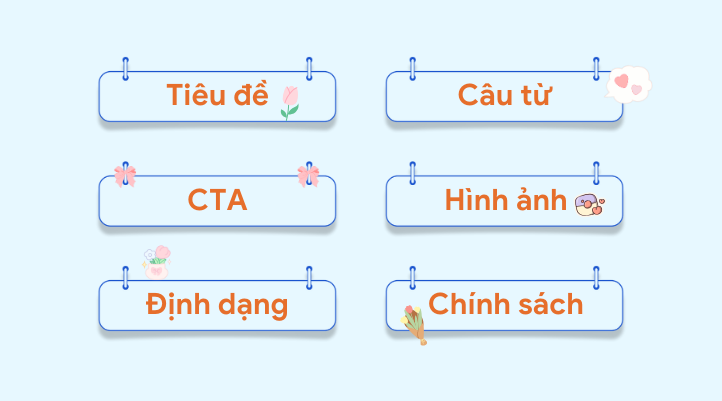 Có 6 yéu tố ảnh hướng đến content chạy ads trên Facebook